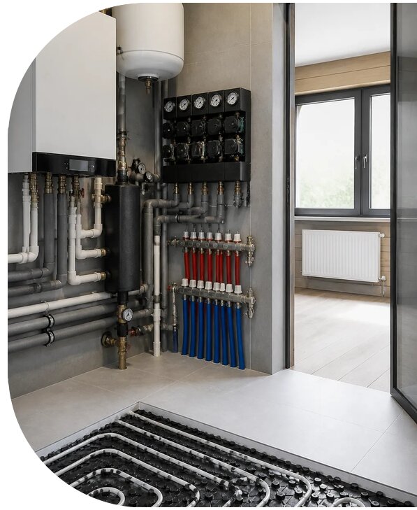 Отопление загородного дома под ключ в Реутове от 260175 р. | АПаруса-Ртв